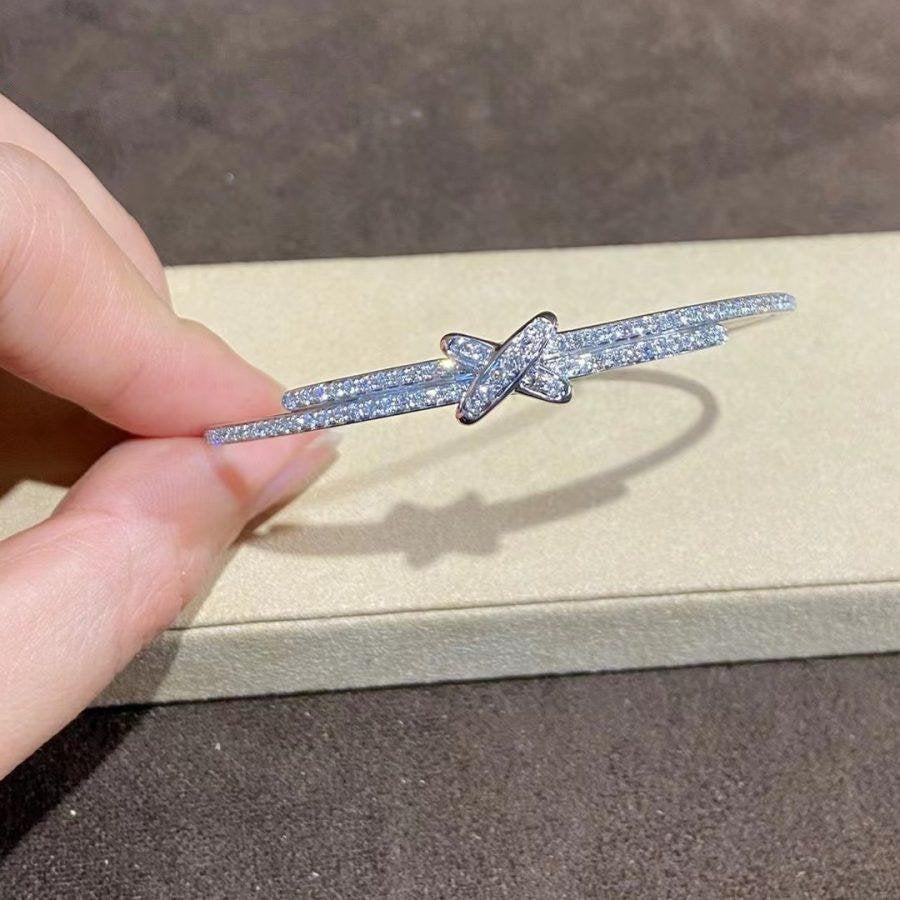[⭐Aura]JEUX DE BRACELET DIAMONDS SILVER