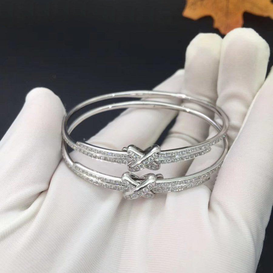 [⭐Aura]JEUX DE BRACELET DIAMONDS SILVER