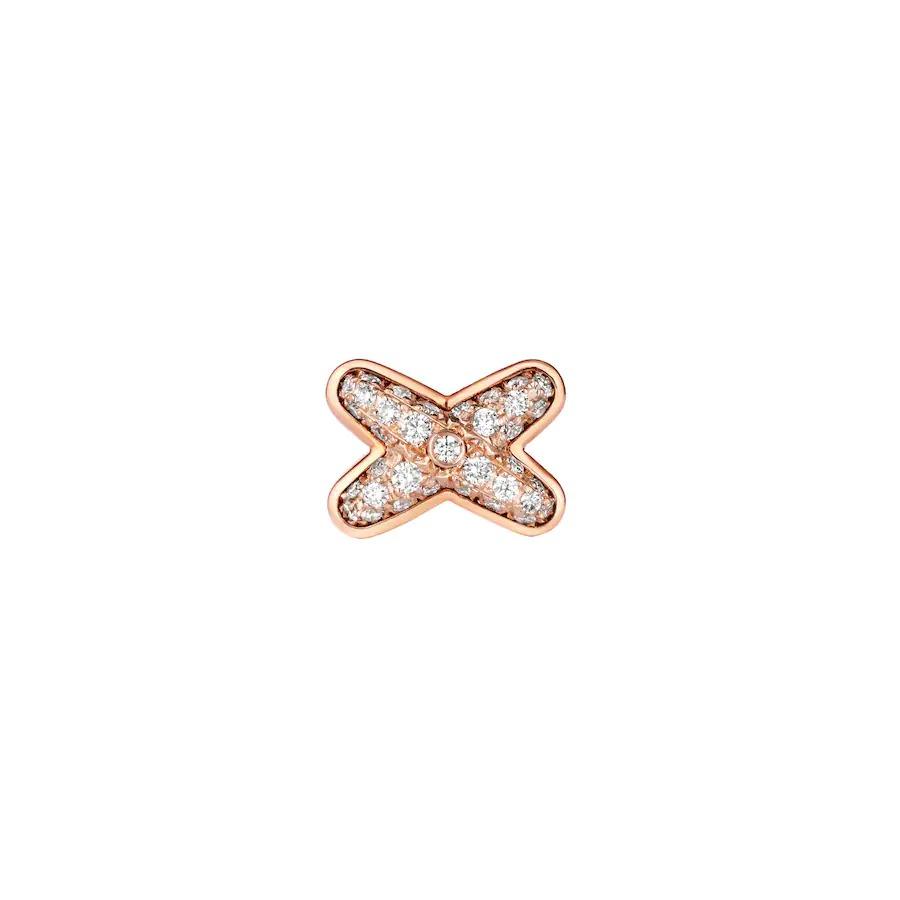 [⭐Aura]JEUX DE PINK GOLD DIAMOND EARRINGS