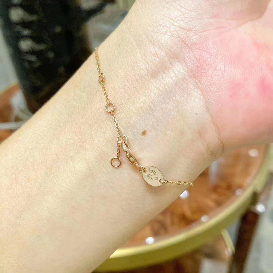 [⭐Aura]JEUX DE BRACELET MOP PINK GOLD DIAMONDS