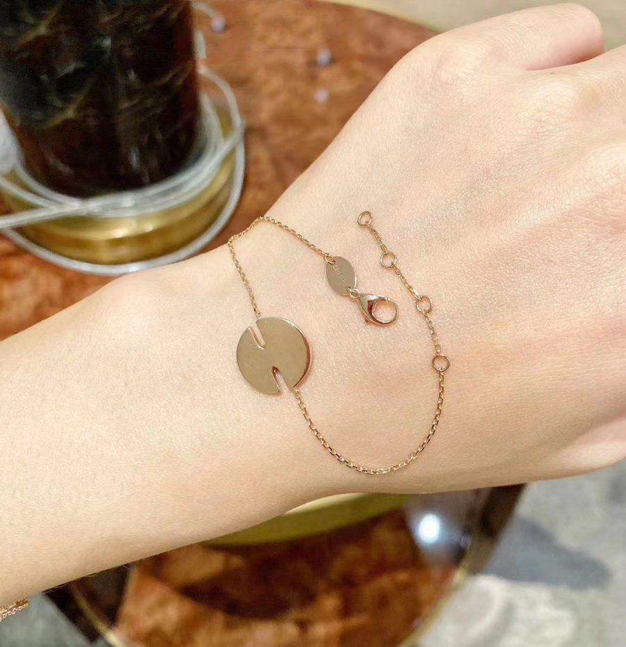 [⭐Aura]JEUX DE BRACELET MOP PINK GOLD DIAMONDS