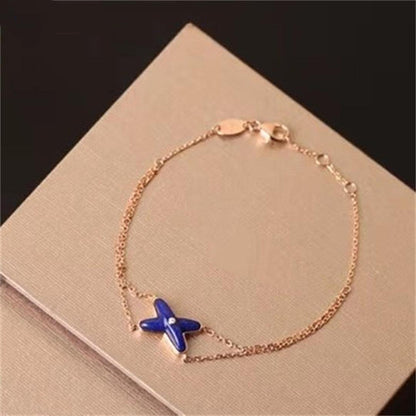 [⭐Aura]Hollow Design Four-Leaf Clover Flower Shape Ring