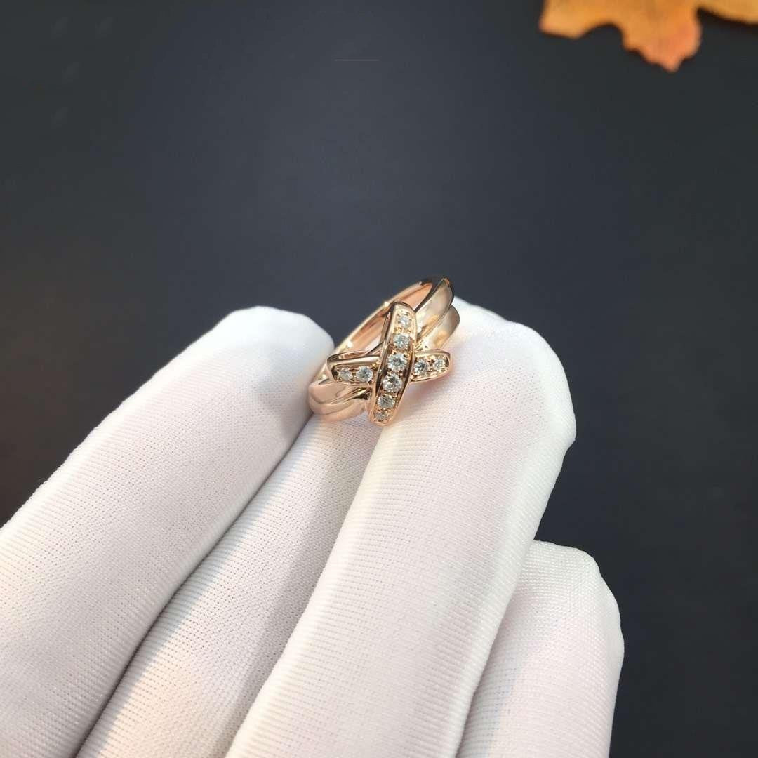 [⭐Aura]JEUX DE PINK GOLD DIAMOND RING