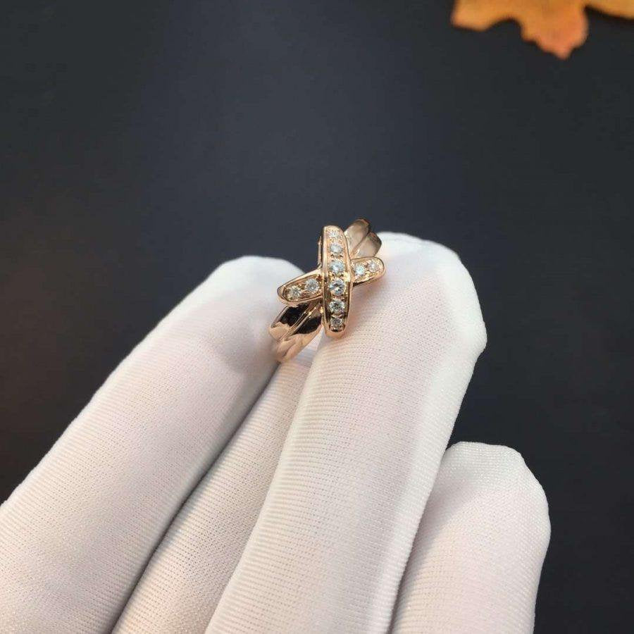 [⭐Aura]JEUX DE PINK GOLD DIAMOND RING