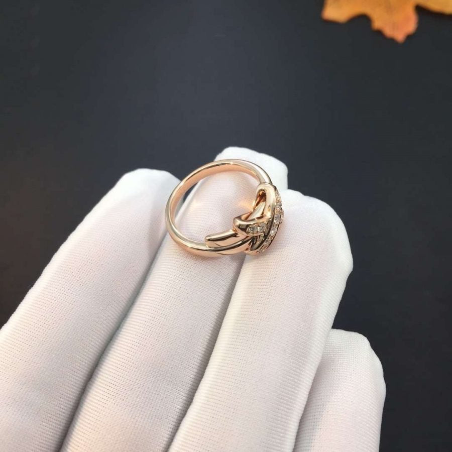 [⭐Aura]JEUX DE PINK GOLD DIAMOND RING