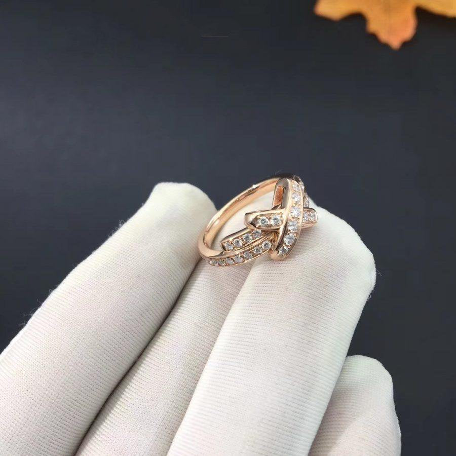 [⭐Aura]JEUX DE RING PINK GOLD DIAMOND