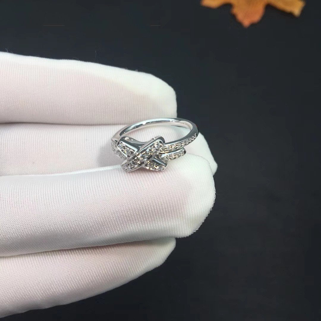 [⭐Aura]JEUX DE SILVER DIAMOND RING