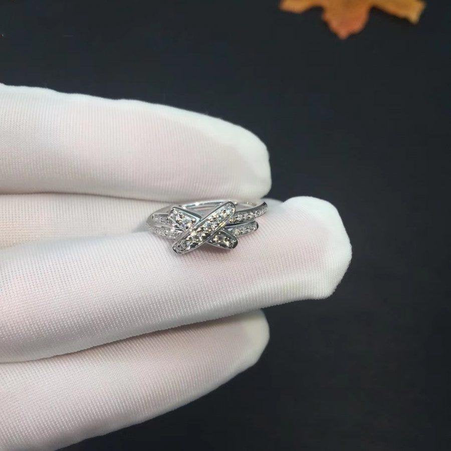 [⭐Aura]JEUX DE SILVER DIAMOND RING