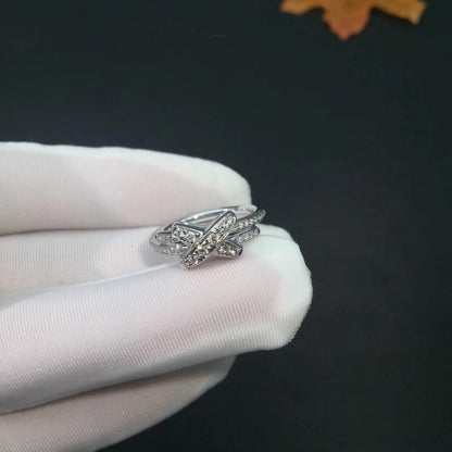 [⭐Aura]JEUX DE SILVER DIAMOND RING