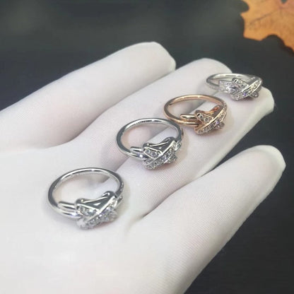 [⭐Aura]JEUX DE SILVER DIAMOND RING