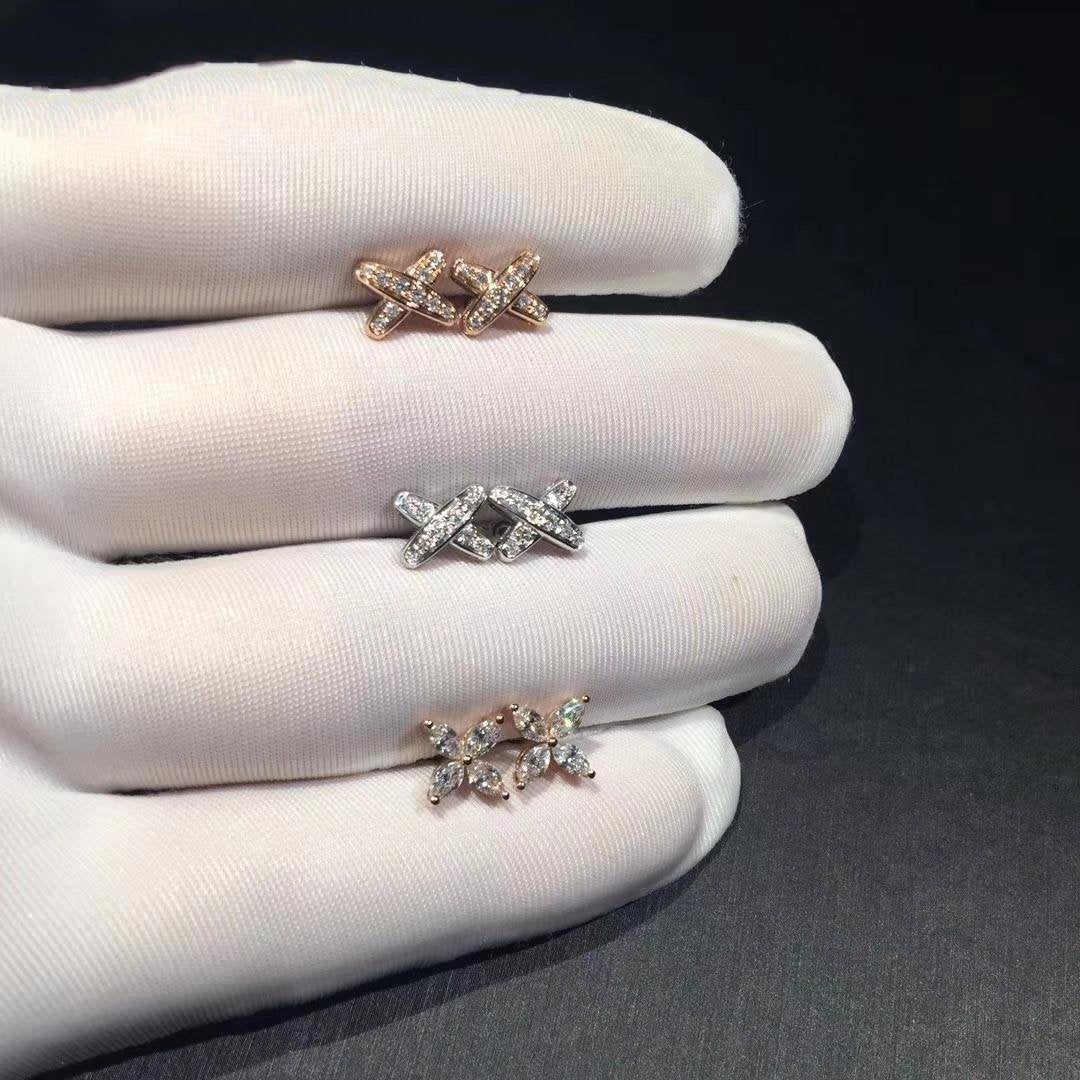 [⭐Aura]JEUX DE DIAMOND EARRINGS