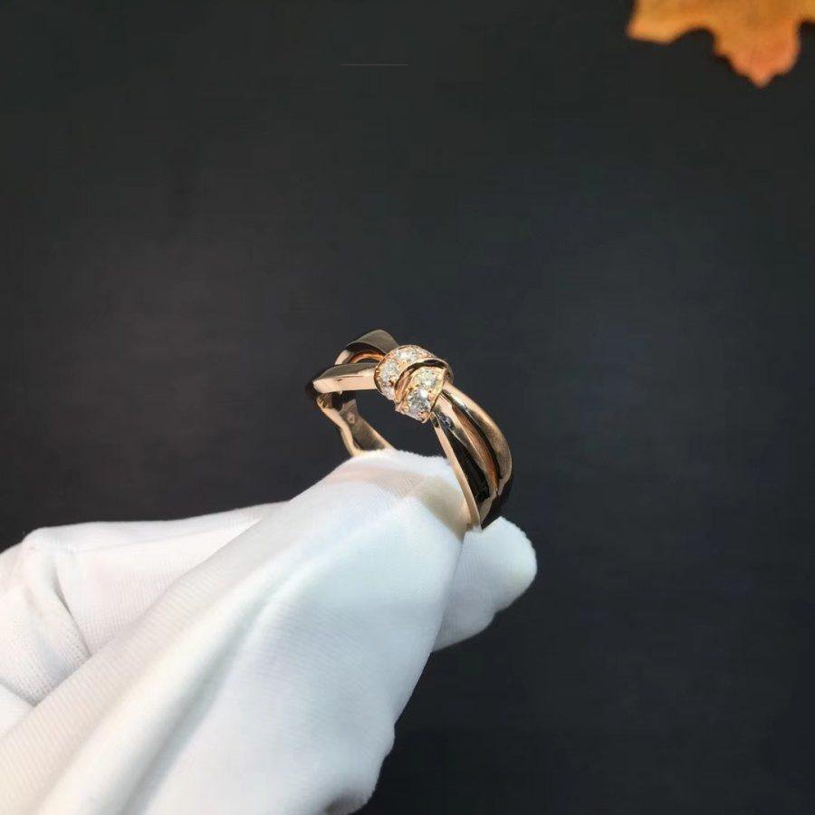 [⭐Aura]LIENS RING PINK GOLD DIAMOND