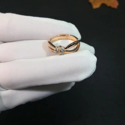 [⭐Aura]LIENS RING PINK GOLD DIAMOND