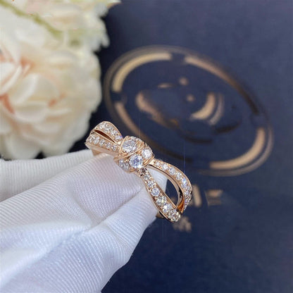 [⭐Aura]LIENS PINK GOLD DIAMOND RING