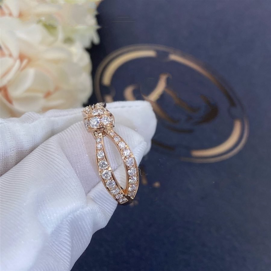 [⭐Aura]LIENS PINK GOLD DIAMOND RING