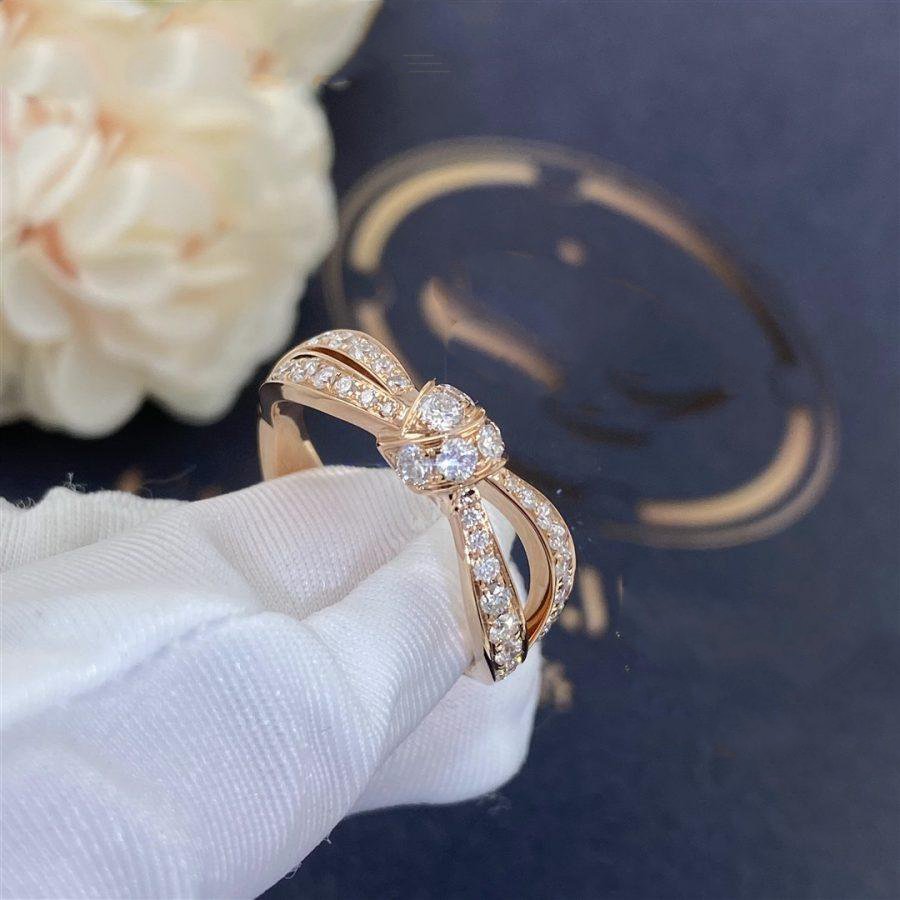 [⭐Aura]LIENS PINK GOLD DIAMOND RING