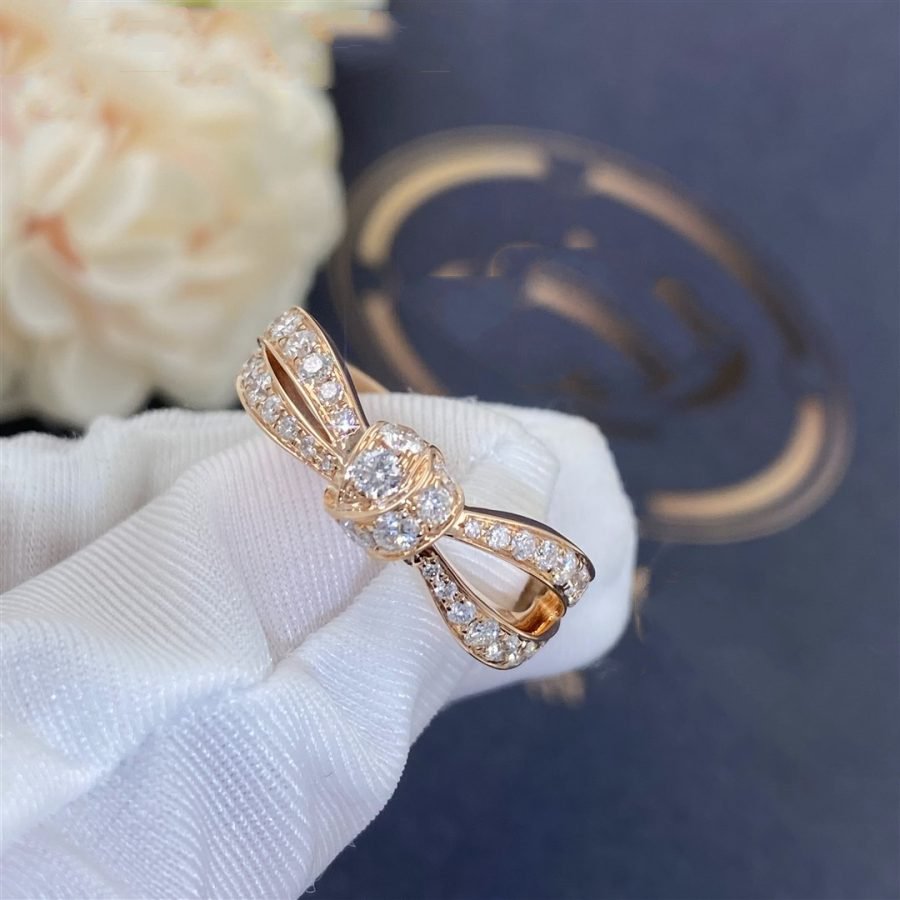 [⭐Aura]LIENS PINK GOLD DIAMOND RING