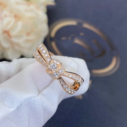 [⭐Aura]LIENS PINK GOLD DIAMOND RING