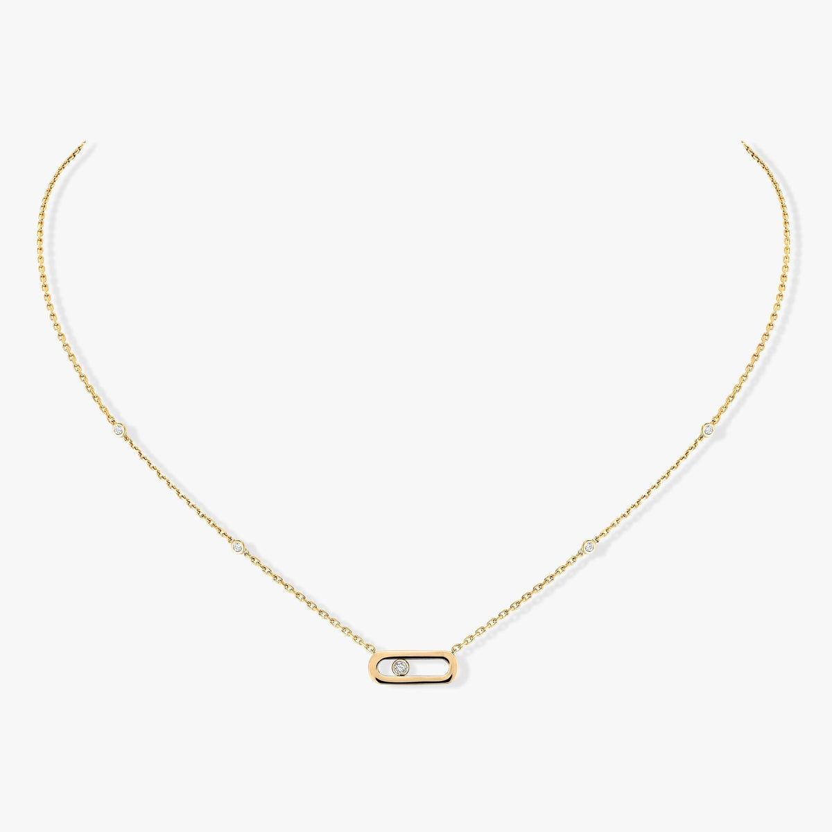 [⭐Aura]MOVE UNO DIAMOND NECKLACE