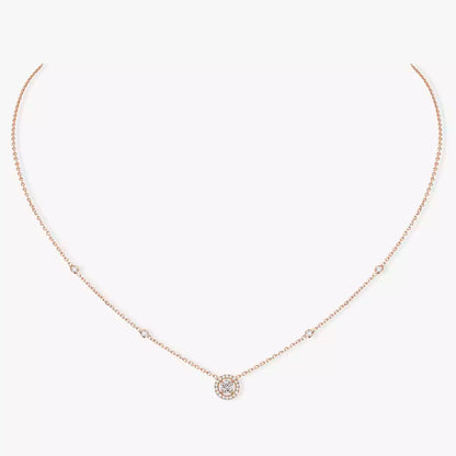 [⭐Aura]Diamond Necklace 0,20ct Brilliant Shape Joy