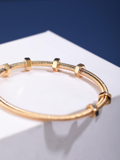 [⭐Aura jewelrys]CT THREADED BRACELET