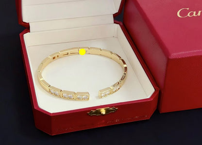 [⭐Aura jewelrys]LOVE DIAMOND OPEN  BRACELET