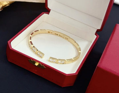 [⭐Aura jewelrys]LOVE DIAMOND OPEN  BRACELET