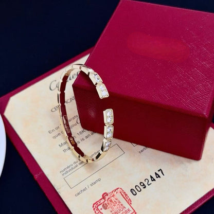 [⭐Aura jewelrys]LOVE DIAMOND OPEN  BRACELET