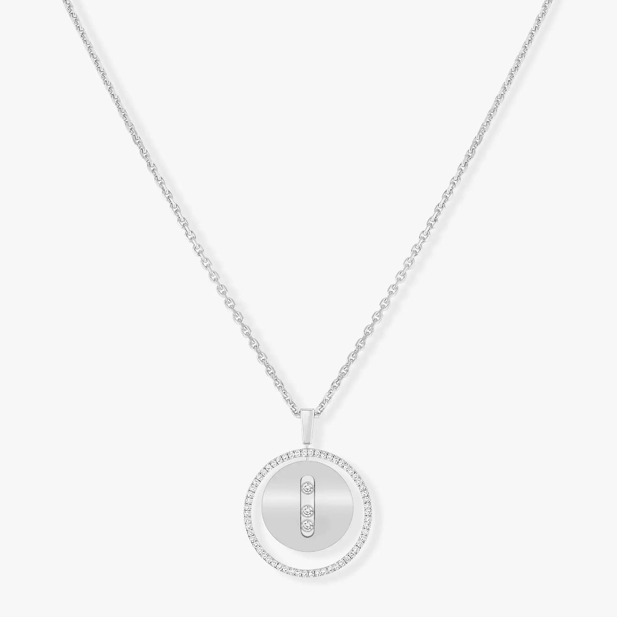 [⭐Aura]Demo MOVE MM SILVER DIAMOND NECKLACE