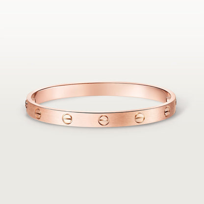 [⭐Aura]LOVE BRACELET 6.1MM BRUSHED