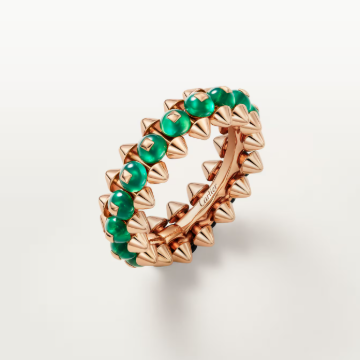 [⭐Aura]CLASH ELEGANT ROSE GOLD RING FEATURING NATURAL AGATE