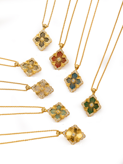 [⭐Aura] B.C.L BIG SIZE  ENAMEL NECKLACE（Various colors）