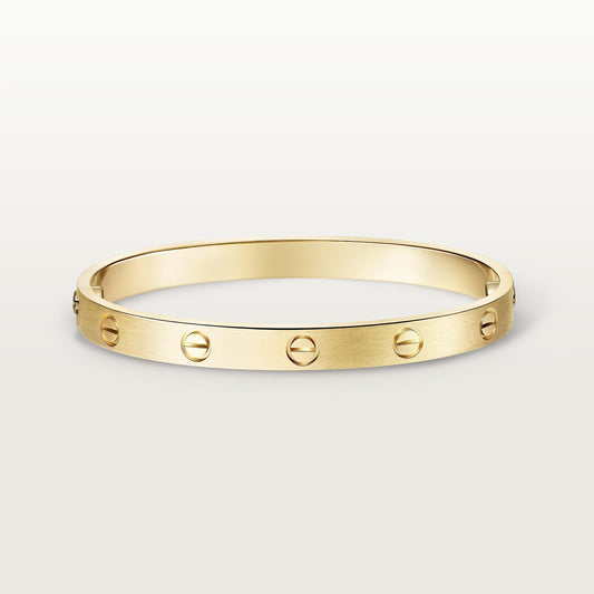 [⭐Aura]LOVE BRACELET 6.1MM BRUSHED