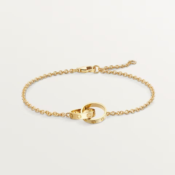 [⭐Aura]LOVE BRACELET DOUBLE RING