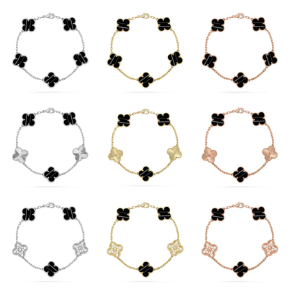 [⭐Aura] CLOVER 5 MOTIF PULSAR STONE BRACELET COLLECTION
