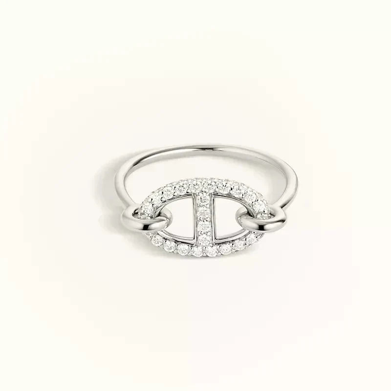 [⭐Aura]RONDE SMALL SILVER DIAMOND RING