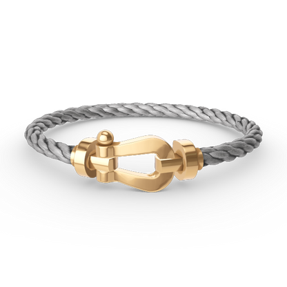 [⭐Aura]FORCE LARGE HORSESHOE NO DIAMOND BRACELET GOLD
