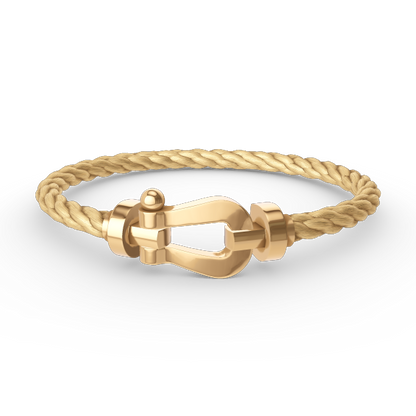[⭐Aura]FORCE LARGE HORSESHOE NO DIAMOND BRACELET GOLD