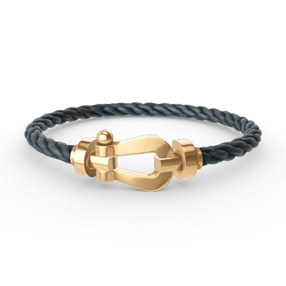 [⭐Aura]FORCE LARGE HORSESHOE NO DIAMOND BRACELET GOLD