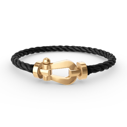[⭐Aura]FORCE LARGE HORSESHOE NO DIAMOND BRACELET GOLD