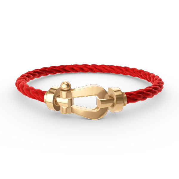 [⭐Aura]FORCE LARGE HORSESHOE NO DIAMOND BRACELET GOLD