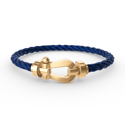 [⭐Aura]FORCE LARGE HORSESHOE NO DIAMOND BRACELET GOLD