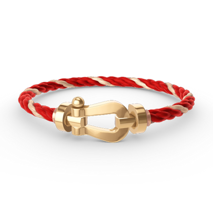 [⭐Aura]FORCE LARGE HORSESHOE NO DIAMOND BRACELET GOLD