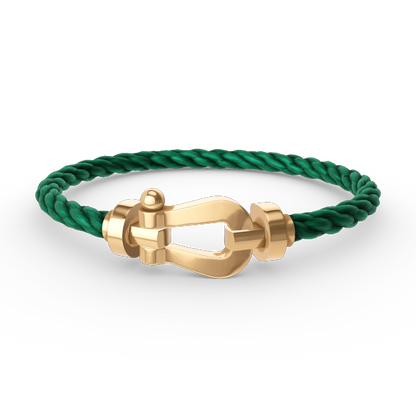 [⭐Aura]FORCE LARGE HORSESHOE NO DIAMOND BRACELET GOLD