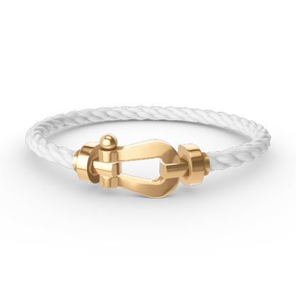[⭐Aura]FORCE LARGE HORSESHOE NO DIAMOND BRACELET GOLD