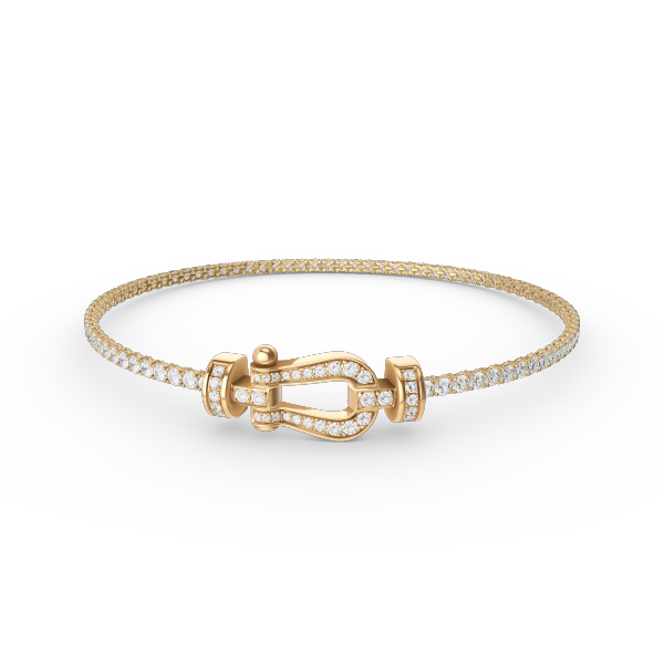 [⭐Aura]FORCE  HORSESHOE  DIAMOND TENNIS BRACELET