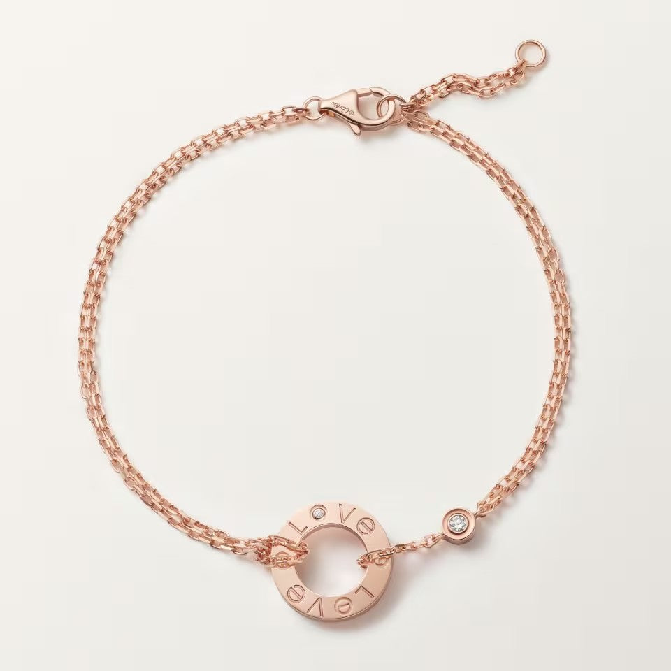 [⭐Aura]LOVE BRACELET 2 DIAMOND