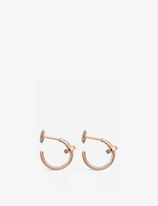 [⭐Aura]JUSTE EARRINGS PINK GOLD