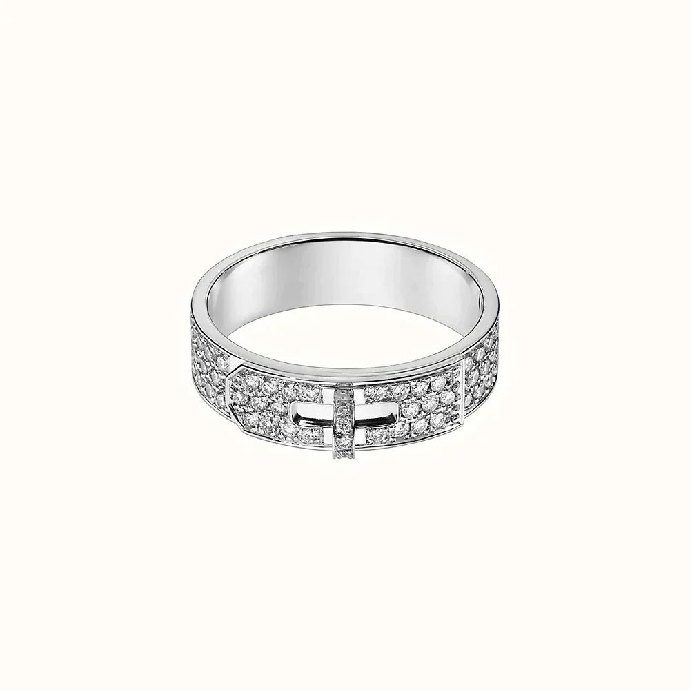 [⭐Aura]KELLY SILVER DIAMOND RING