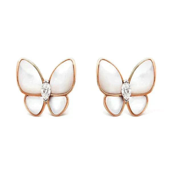 [⭐Aura]BUTTERFLY MOP DIAMOND EARRINGS